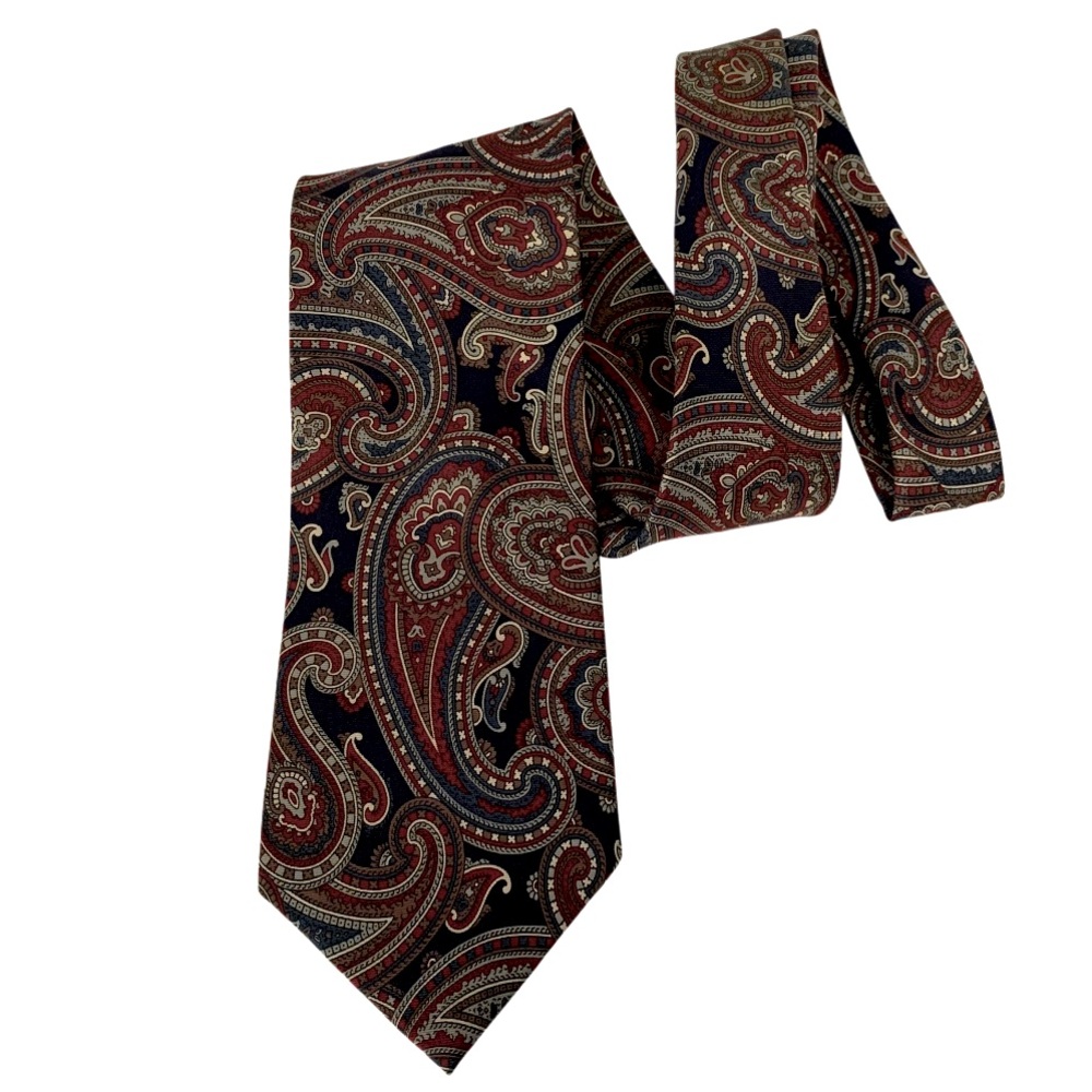 Lord & Taylor The Kensington Collection Paisley All Silk Tie
